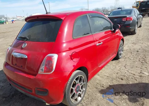 2012 Fiat 500 Sport z USA, uszkodzony, nr VIN 3C3CFFBR8CT347050